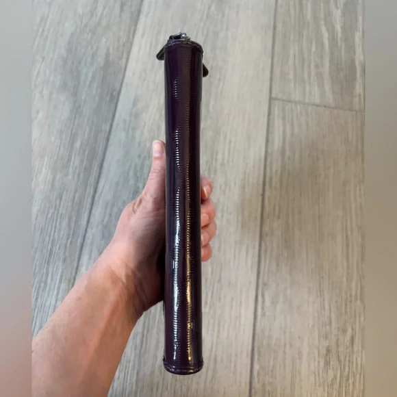 Coach long wallet in purple patent. EUC. - Picture 3 of 10